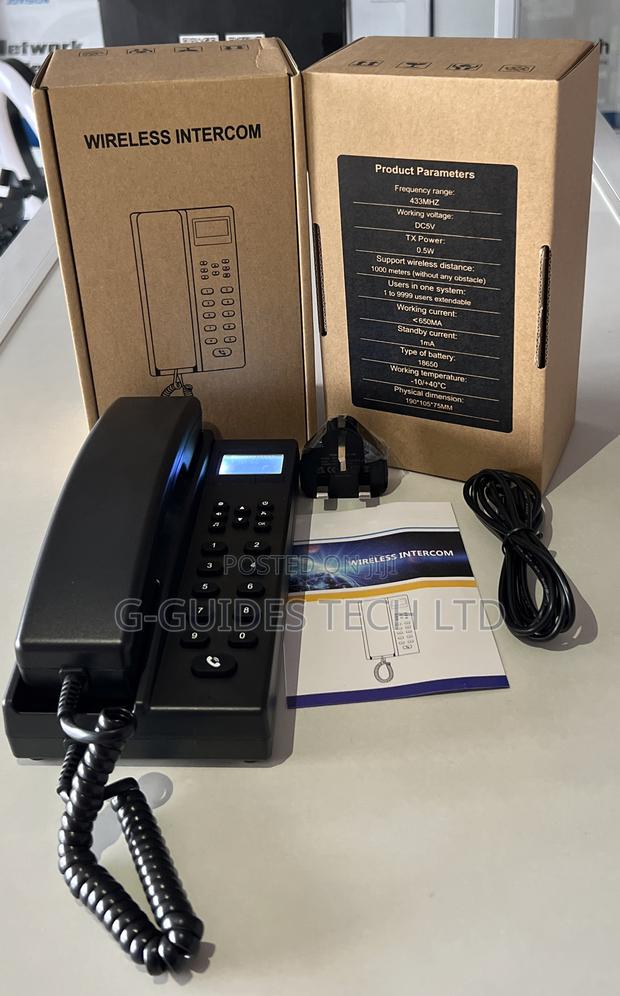 Wireless Intercom Phone With Digital Screen · Photo 5