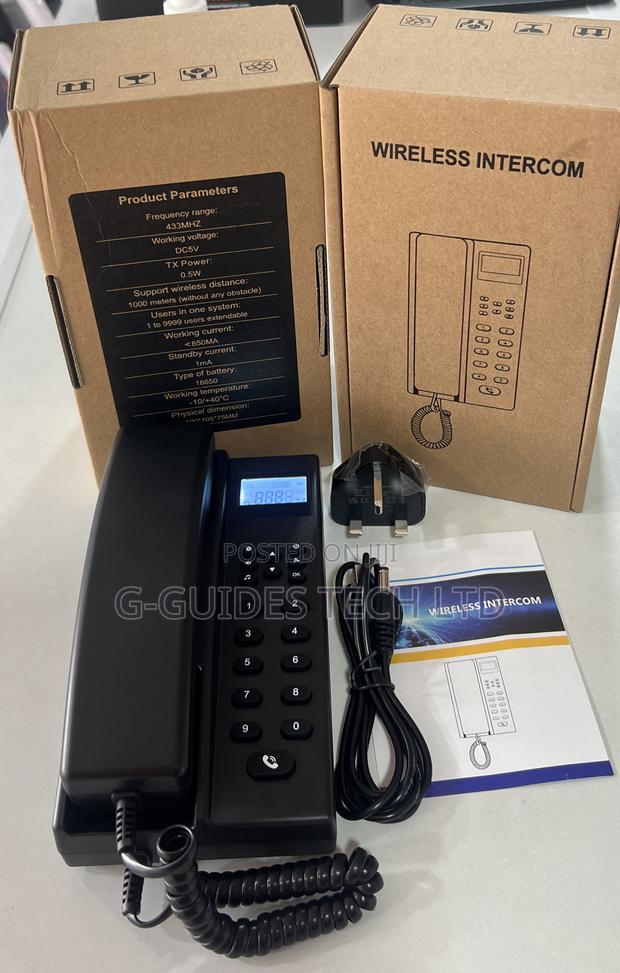 Wireless Intercom Phone With Digital Screen · Photo 1