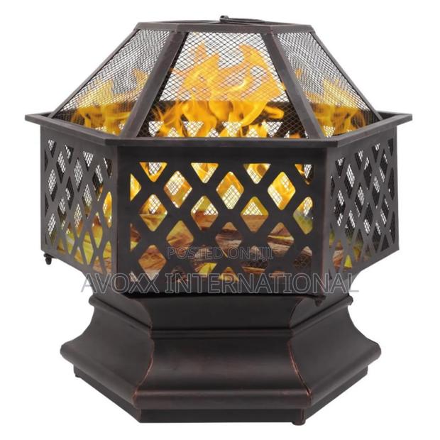 Zimtown 22 Inch Fire Pit Wood Burning Bonfire Firebowl · Photo 1