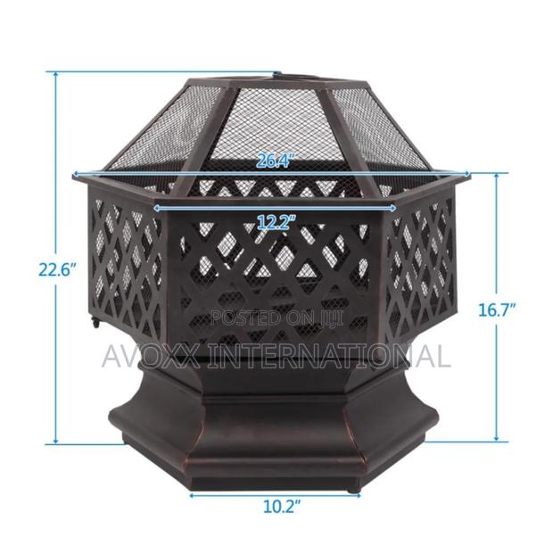Zimtown 22 Inch Fire Pit Wood Burning Bonfire Firebowl · Photo 5