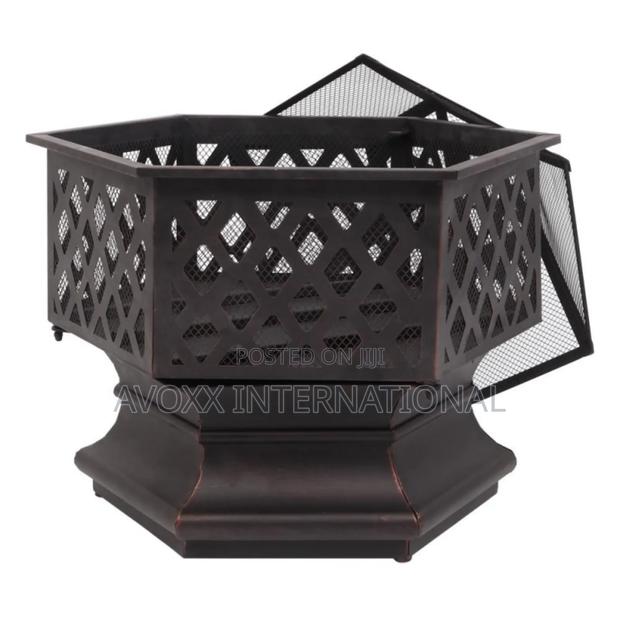 Zimtown 22 Inch Fire Pit Wood Burning Bonfire Firebowl · Photo 7