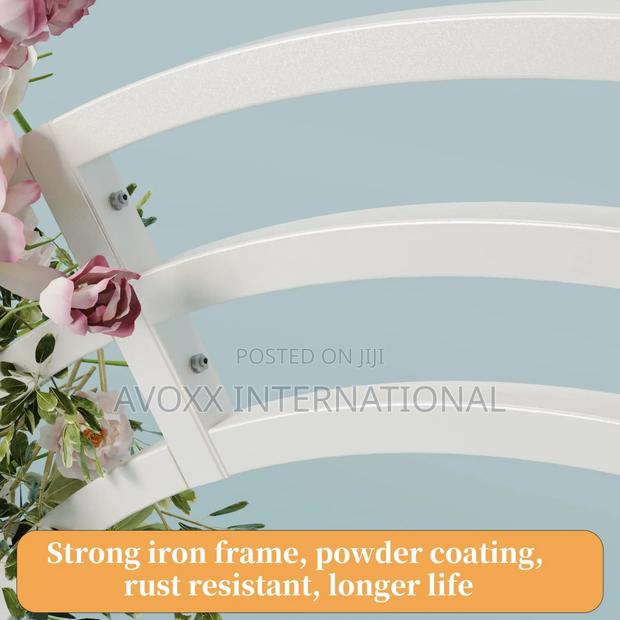 Susire Metal Wedding Garden Arch Trellis: 8.5ft Heavy Duty · Photo 6