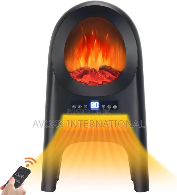 AKIRES 1500W Electric Fireplace Space Heater · Photo 1