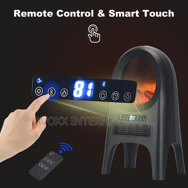 AKIRES 1500W Electric Fireplace Space Heater · Photo 7