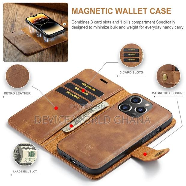 Dg Ming Leather Detachable Flip Case 18promax iPhone 17promax 17 16pm · Photo 2