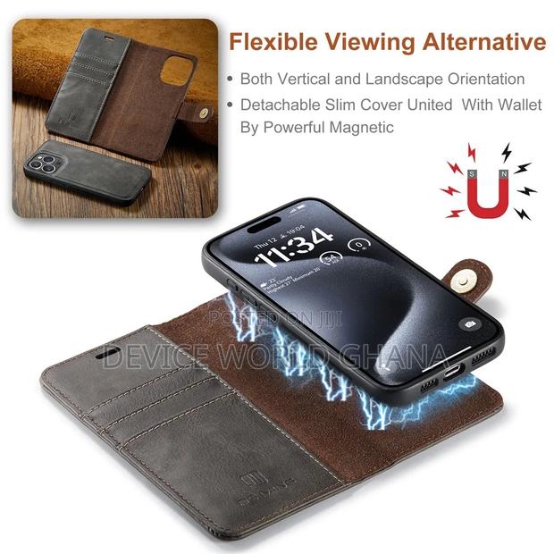 Dg Ming Leather Detachable Flip Case 18promax iPhone 17promax 17 16pm · Photo 6