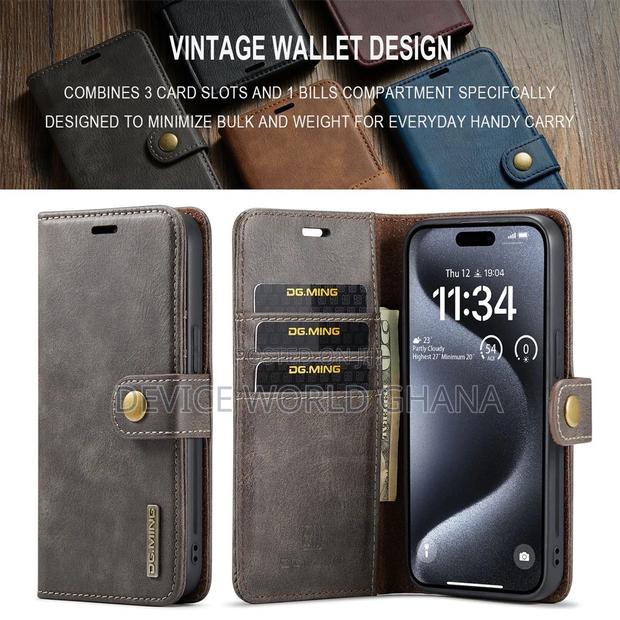 Dg Ming Leather Detachable Flip Case 18promax iPhone 17promax 17 16pm · Photo 5