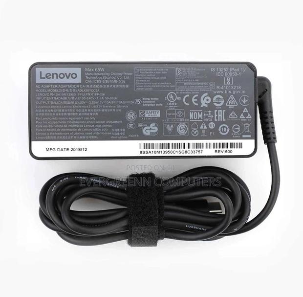 Lenovo Type C Charger, 65W · Photo 1