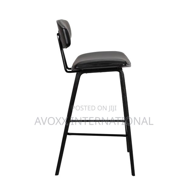 Armen Living Fox 25.5" Counter Height Black Faux Leather · Photo 4