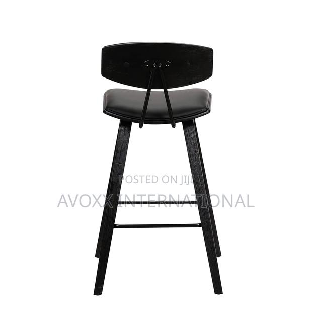Armen Living Fox 25.5" Counter Height Black Faux Leather · Photo 6