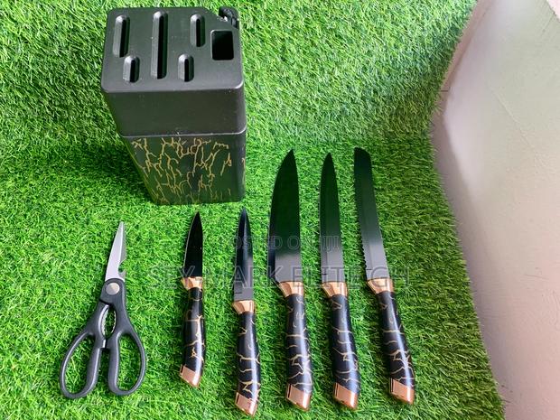 7pcs Non Stick Coated Knife Set · Photo 3
