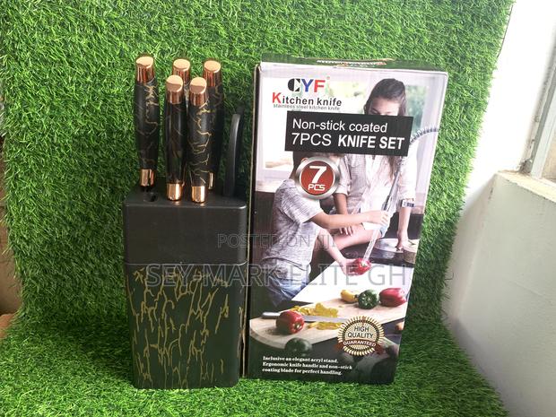 7pcs Non Stick Coated Knife Set · Photo 1