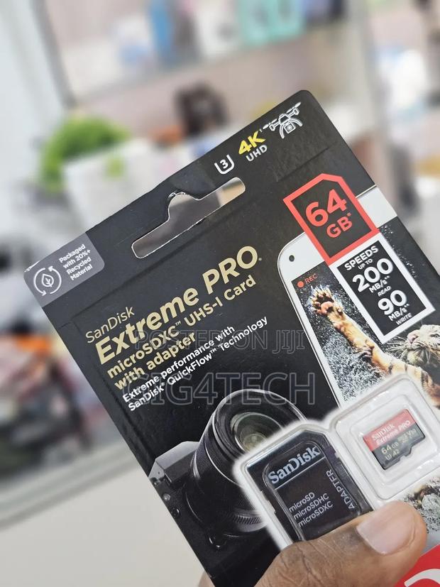 Sandisk Extreme Pro 64gb 200mbps Micro Sd Card · Photo 2