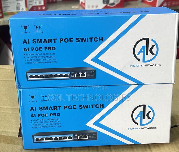 8port AI POE Switch With 2 Uplink Smart POE Switch · Photo 1