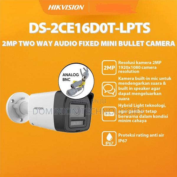 DS-2CE16D0T-LPTS 2MP Two Way Audio Fixed Mini Bullet Camera · Photo 2