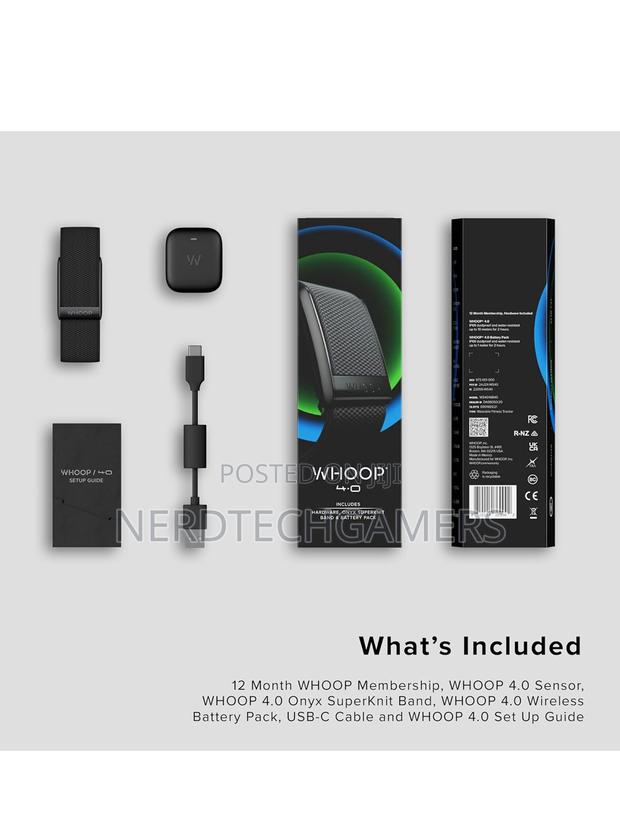 WHOOP 4.0 With 12 Month Subscription – Wearable Health, · Photo 4
