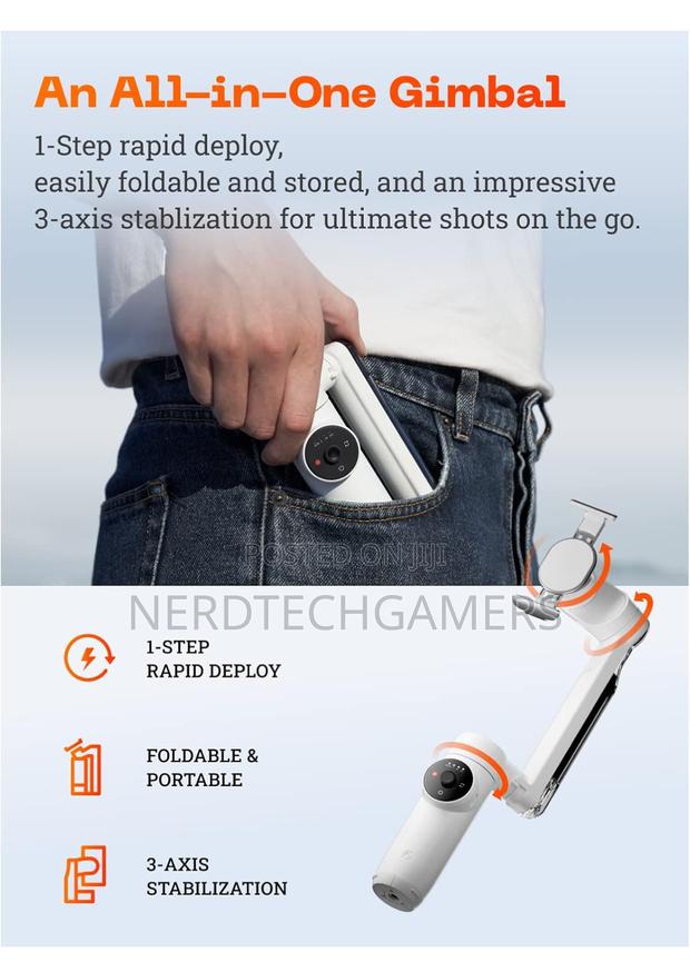 Insta360 Flow Gimbal Stabilizer for Smartphone, Ai-Powered · Photo 3