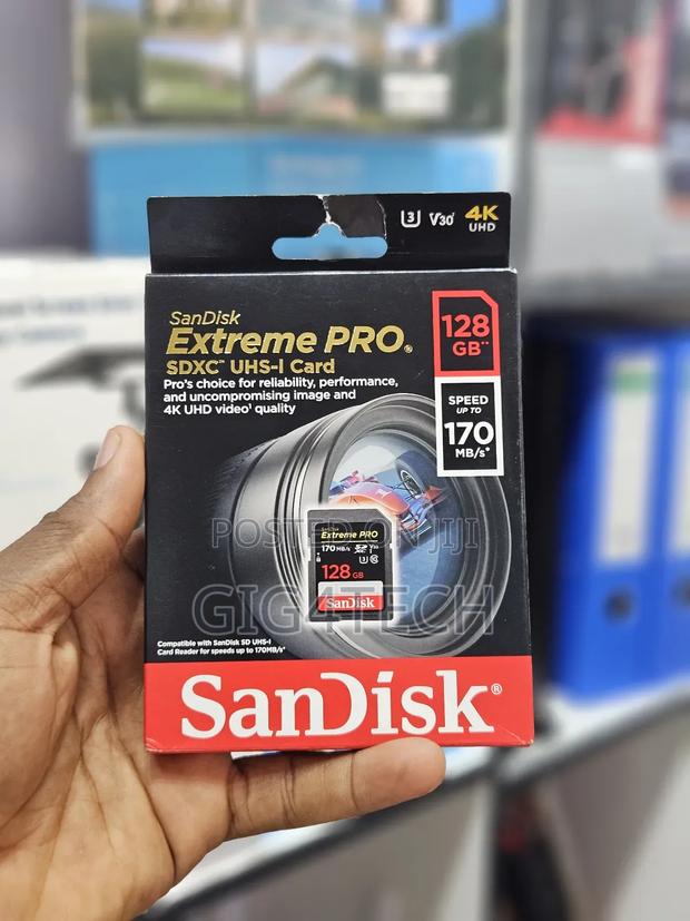 Sandisk Extreme Pro 128gb 170mbps Sd Card · Photo 1
