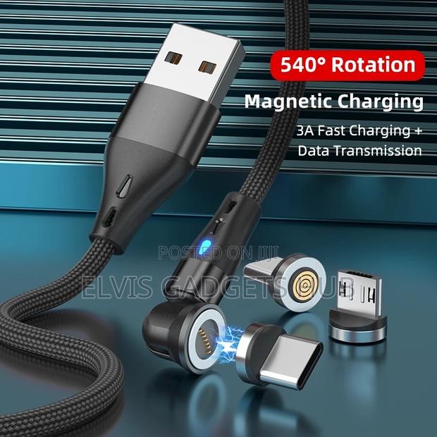 USLION Magnetic 540° Rotating Fast Charging Cable · Photo 4