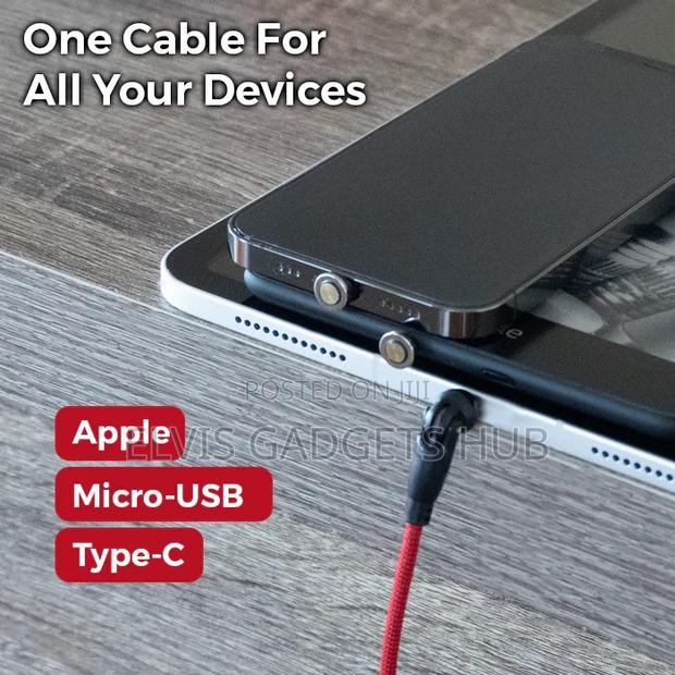 USLION Magnetic 540° Rotating Fast Charging Cable · Photo 5