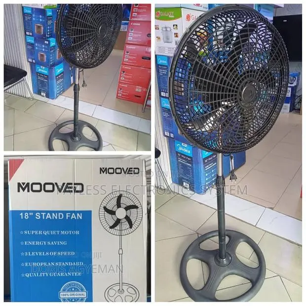The Mooved 18-Inch Standing Fan · Photo 1
