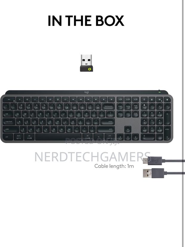 Logitech MX Keys S Wireless Keyboard, Backlighting - · Photo 4