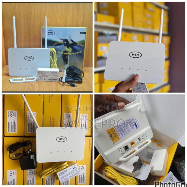 Universal 4G MTN Sim Router + Backup Battery · Photo 1