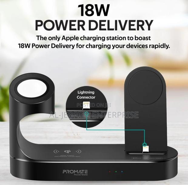 POWERSTATE Promate All in One Wireless Fast Charging Dock · Photo 2