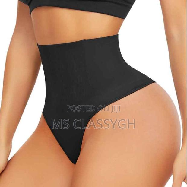 Thong Panties High Waist Tummy Control Slim Underwear Butt L · Photo 1