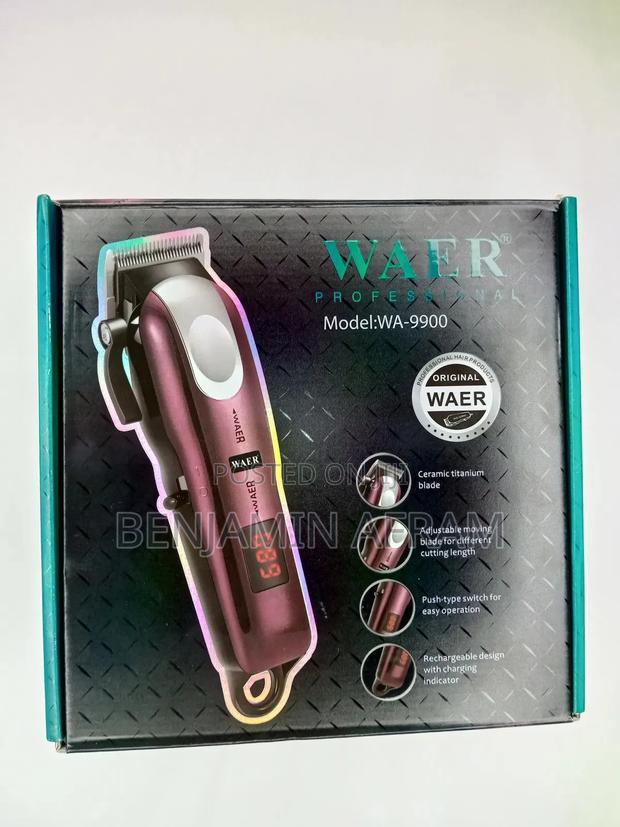 Cordless Rechargeable Hair Clippers/Trimmer WA-9900 · Photo 1