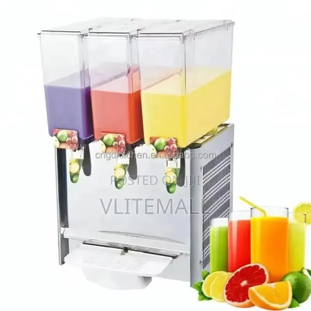 Commercial Triple Drink Juice Dispenser 9l*3 Tier · Photo 1