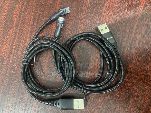 USLION Android Braided 180° Rotating Fast Charging Cable · Photo 2