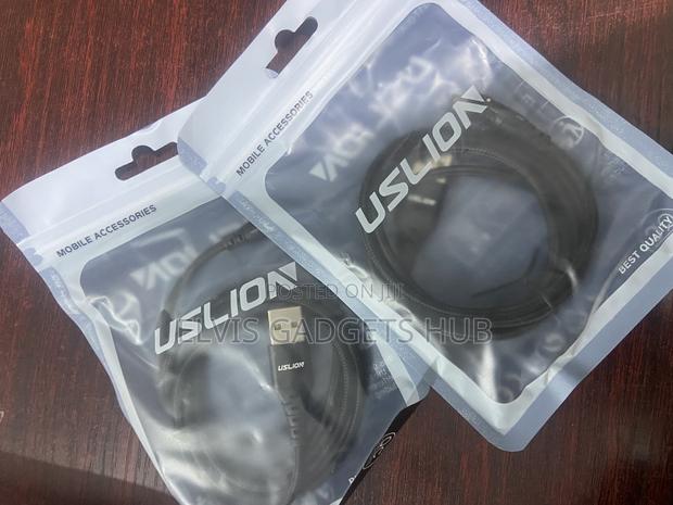 USLION Android Braided 180° Rotating Fast Charging Cable · Photo 5