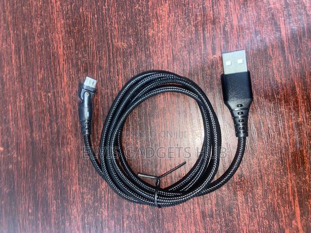 USLION Android Braided 180° Rotating Fast Charging Cable · Photo 3