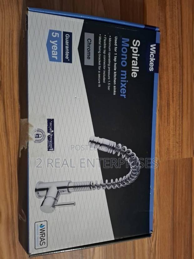 Wickes Spiralle Pull Out Monobloc Kitchen Sink Mixer Tap · Photo 2