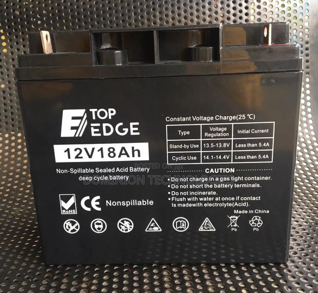 Top Edge 12v/18ahs Battery · Photo 1