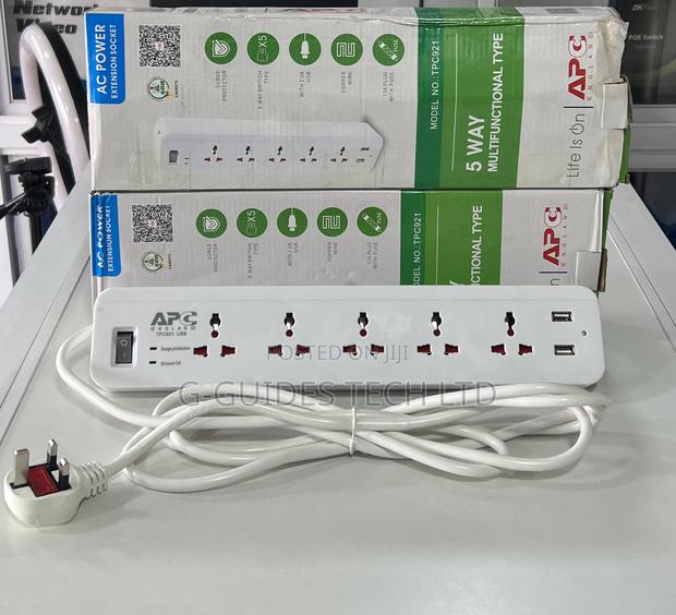 Apc Extension Board With Surge Protector 5 Outlets 2usb Port · Photo 5