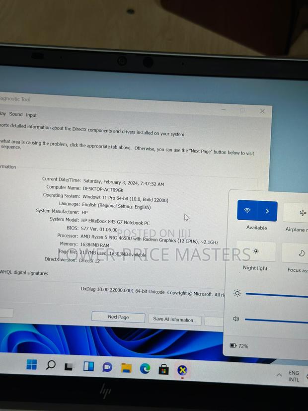 New Laptop HP EliteBook 845 G7 16GB AMD Ryzen 5 SSD 256GB · Photo 4