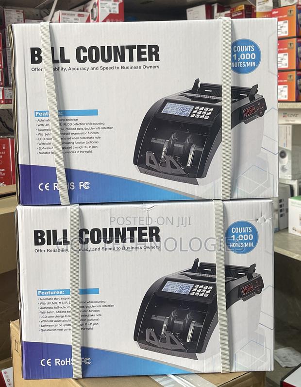Counting Machine Bill Counter Counts 1,000 Notes/Min · Photo 1