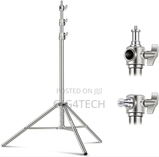 Heavy Duty Silver Light Stand · Photo 1