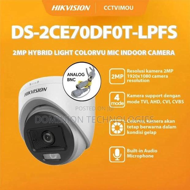 Hikvision DS-2CE70DF0T-LPFS(2.8mm) 2MP Colorvu Dual-Light Fi · Photo 4