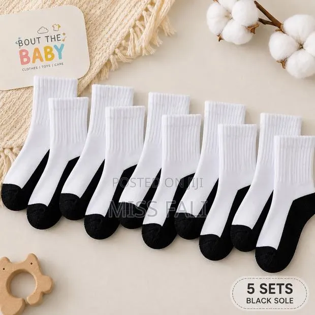 Ribbed Baby Socks. 5pairs 1-3years and 3-6years. · Photo 2