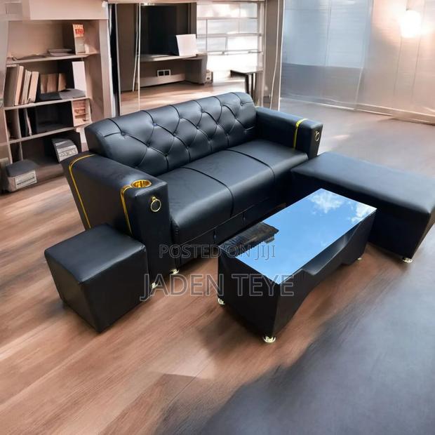 Black American Leather 3 in One Set