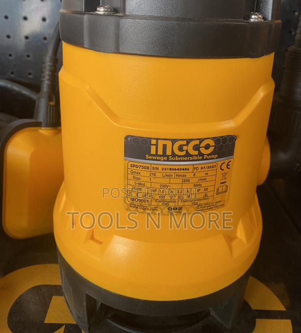 Ingco Sewage Submersible Pump 1.0hp · Photo 3
