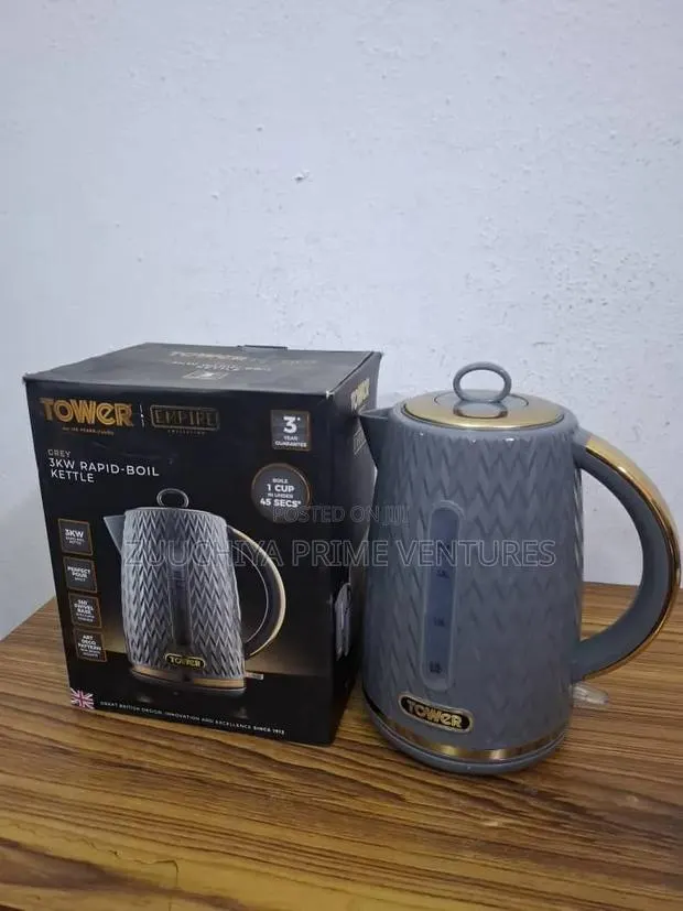 Tower Empire Grey 1.7 L Kettle From Uk · Photo 1