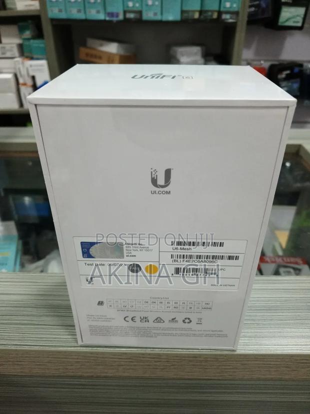 Ubiquity Unifi Ap Wifi 6 Mesh Access Point U6 Mesh · Photo 2