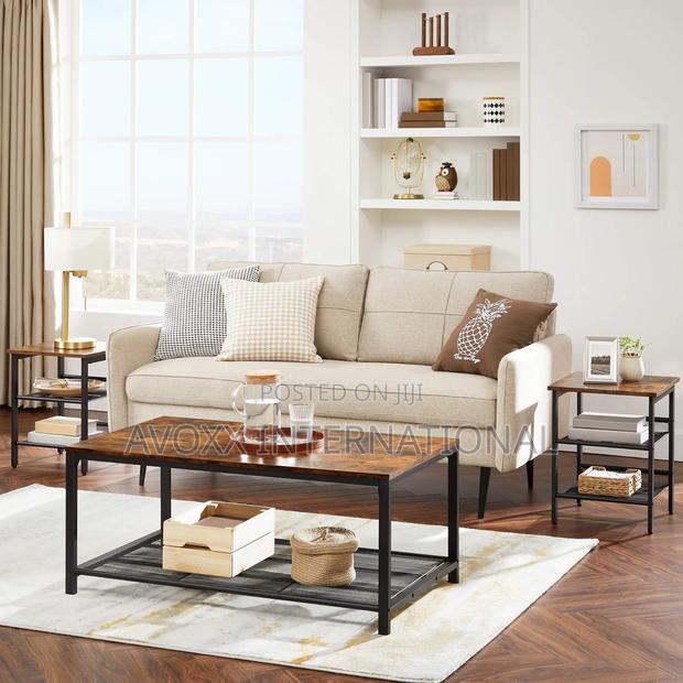 Vasagle Indestic Coffee Table, W/Mesh Storage · Photo 2