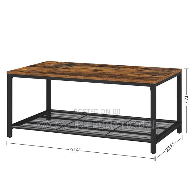 Vasagle Indestic Coffee Table, W/Mesh Storage · Photo 3