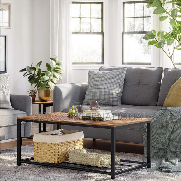 Vasagle Indestic Coffee Table, W/Mesh Storage · Photo 4