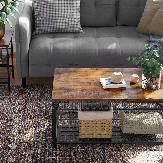 Vasagle Indestic Coffee Table, W/Mesh Storage · Photo 5